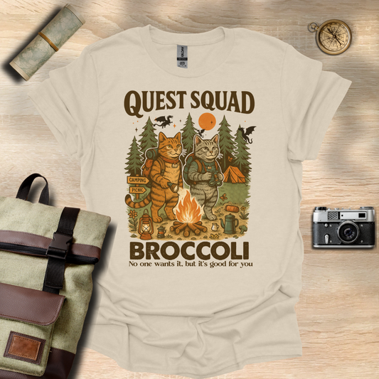 Quest Squad- Broccoli t - shirt