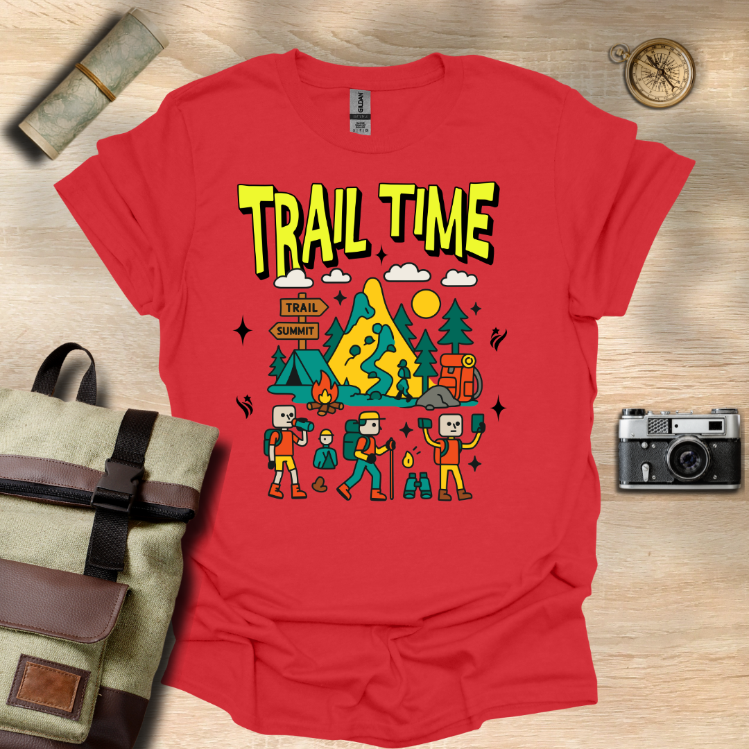 Trail Time t - shirt