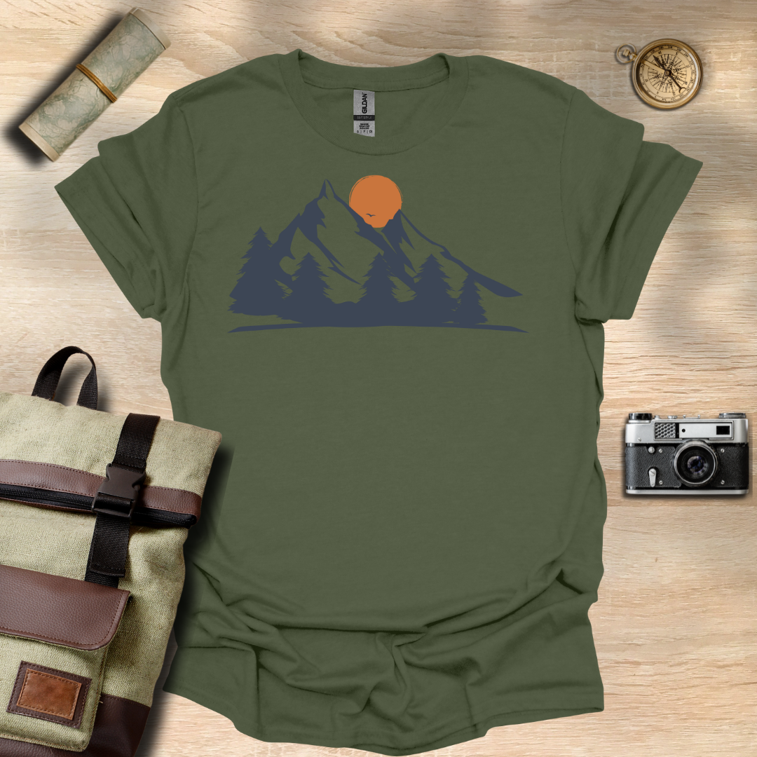 Sunset Silhouette t - shirt