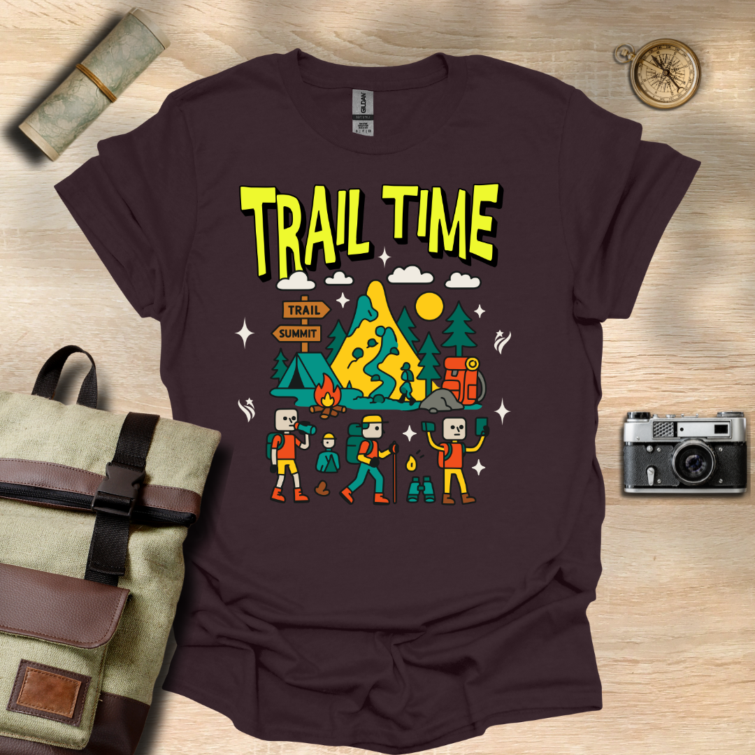 Trail Time t - shirt