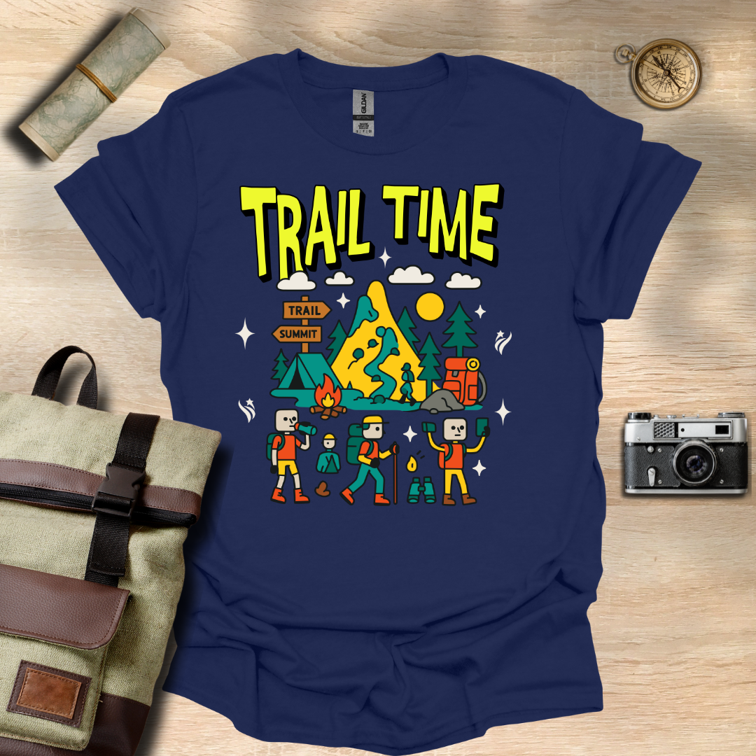 Trail Time t - shirt