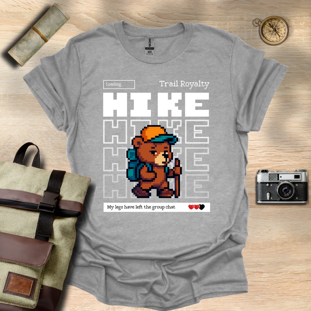 Pixel Bear – Trail Royalty in Progress t - shirt