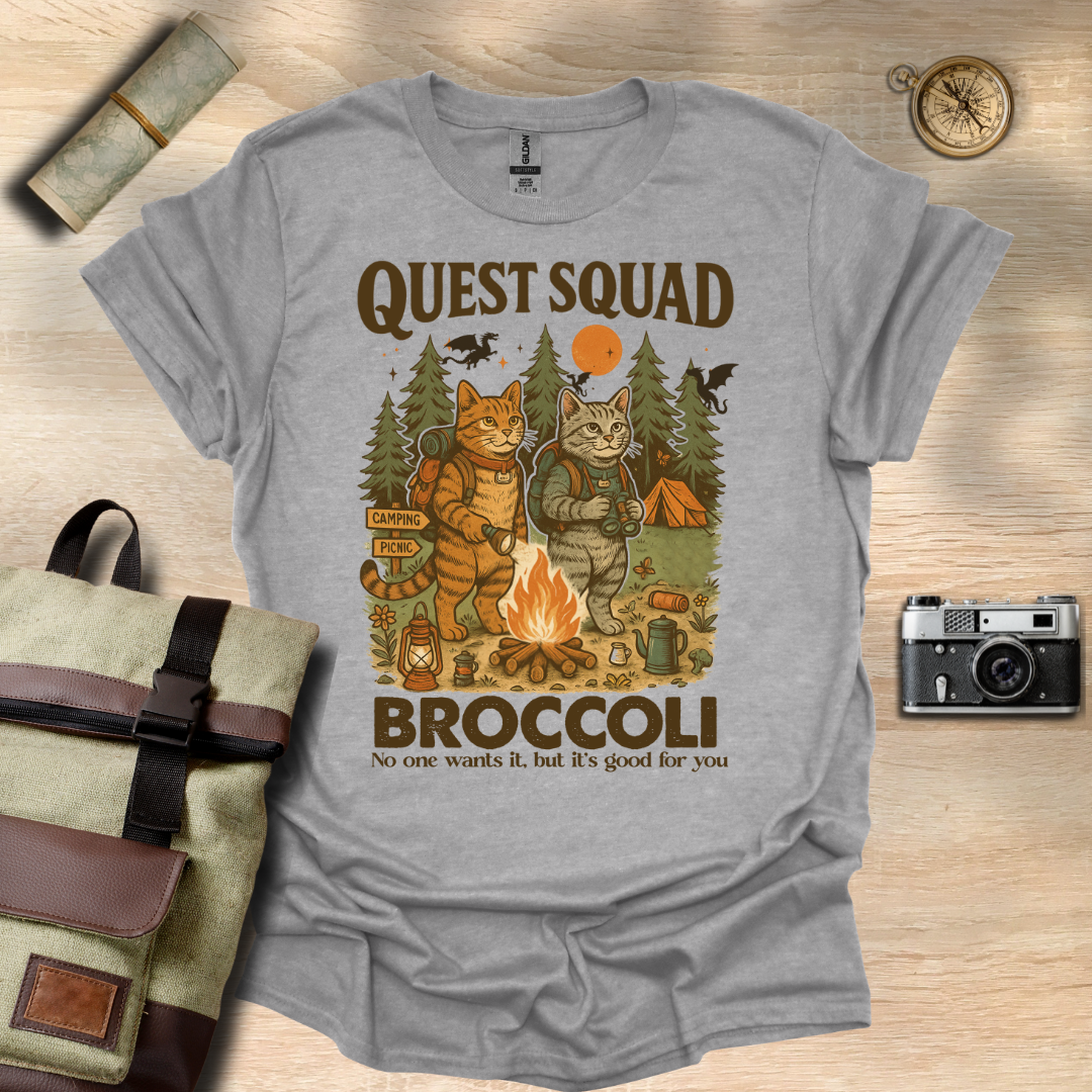 Quest Squad- Broccoli t - shirt