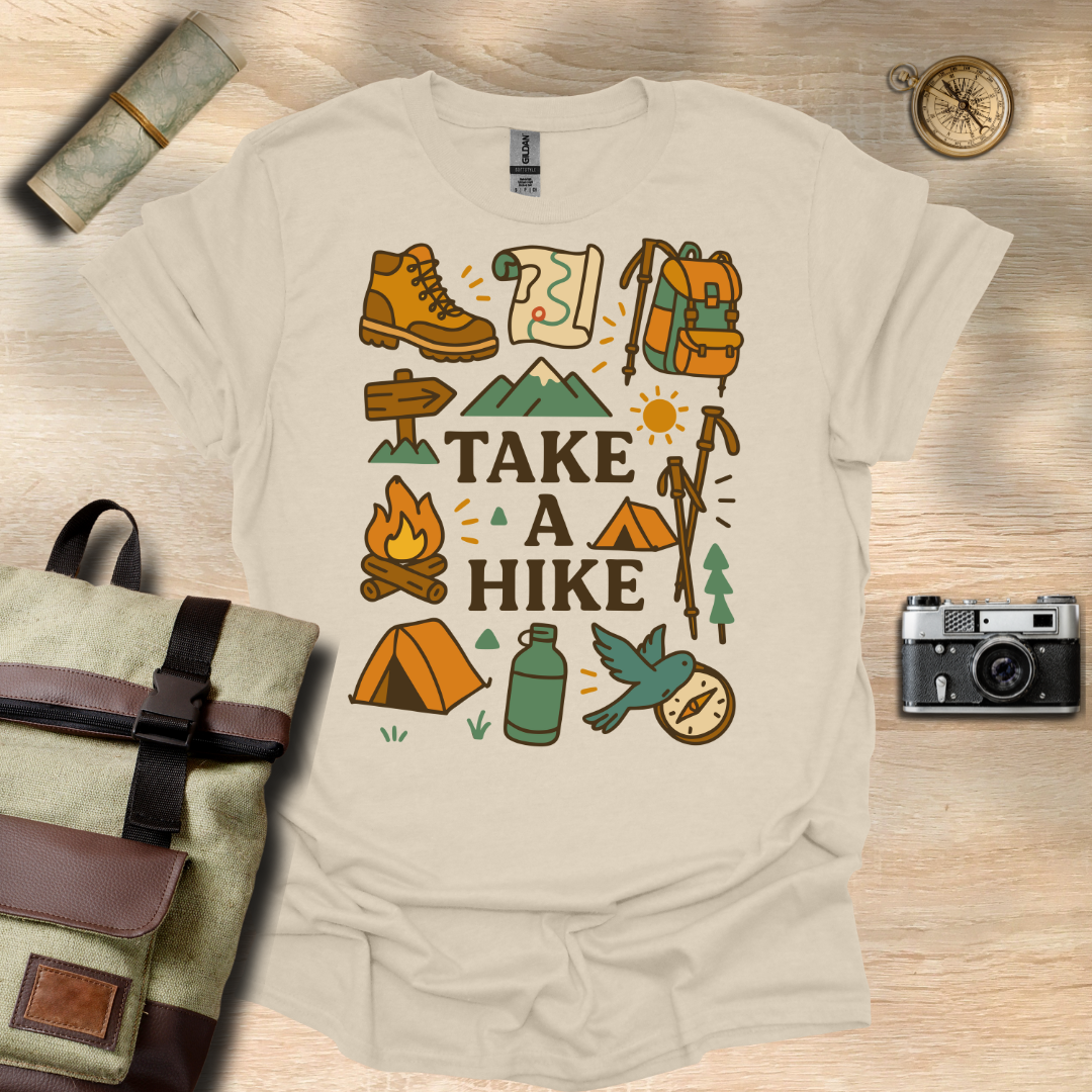 Hiking Essentials – Take a Hike Tee t - shirt
