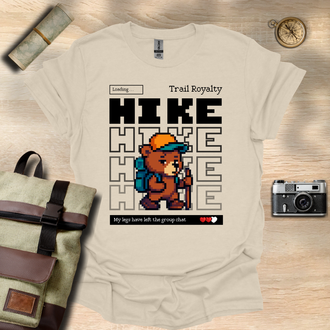 Pixel Bear – Trail Royalty in Progress t - shirt