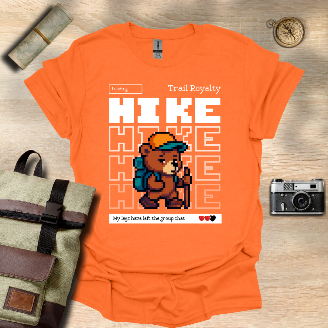 Pixel Bear – Trail Royalty in Progress t - shirt