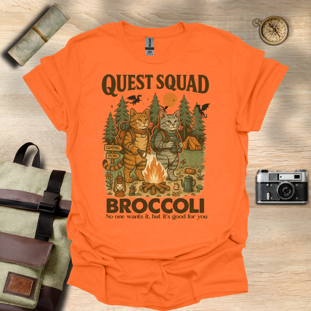 Quest Squad- Broccoli t - shirt