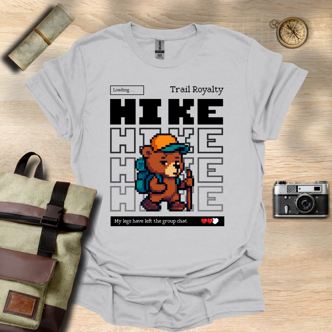 Pixel Bear – Trail Royalty in Progress t - shirt