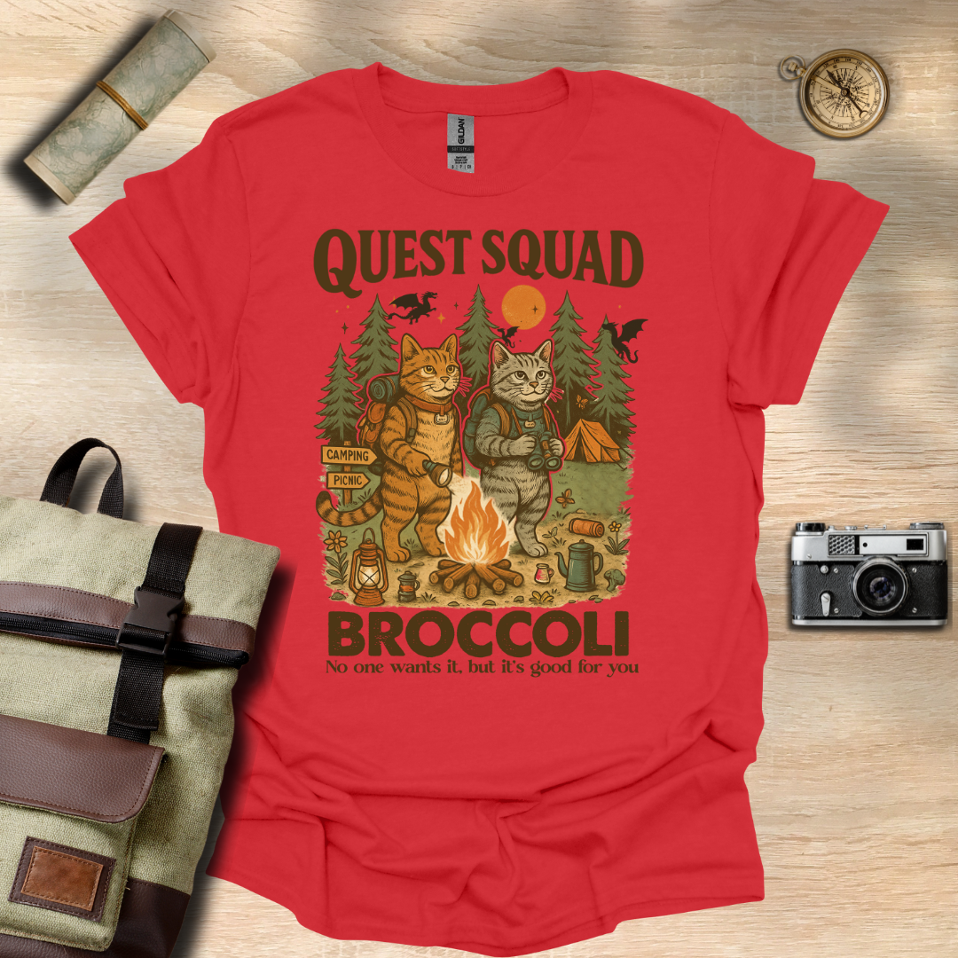 Quest Squad- Broccoli t - shirt