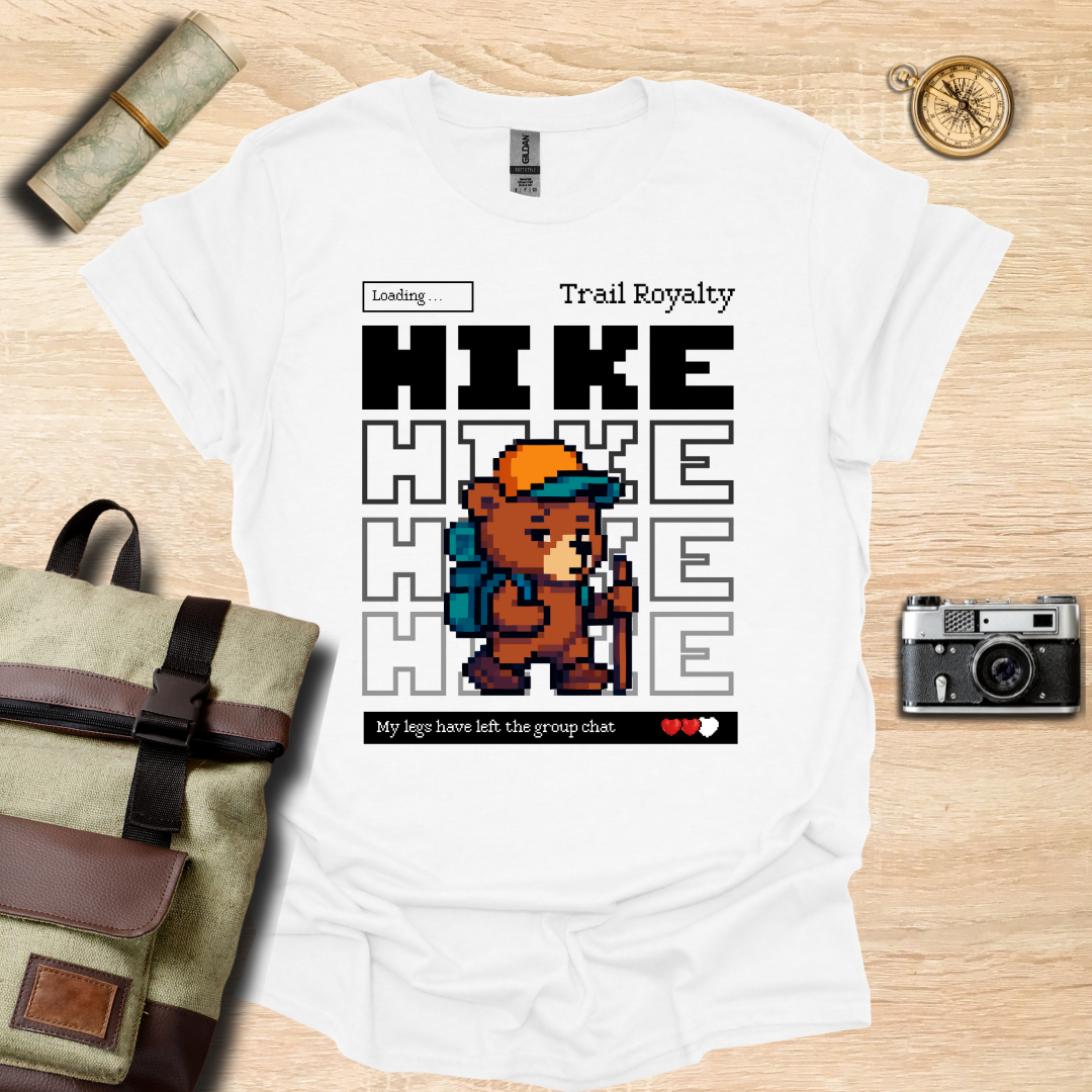 Pixel Bear – Trail Royalty in Progress t - shirt