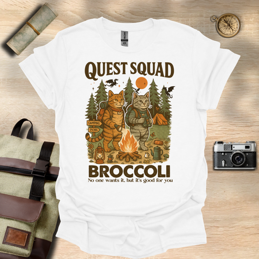Quest Squad- Broccoli t - shirt