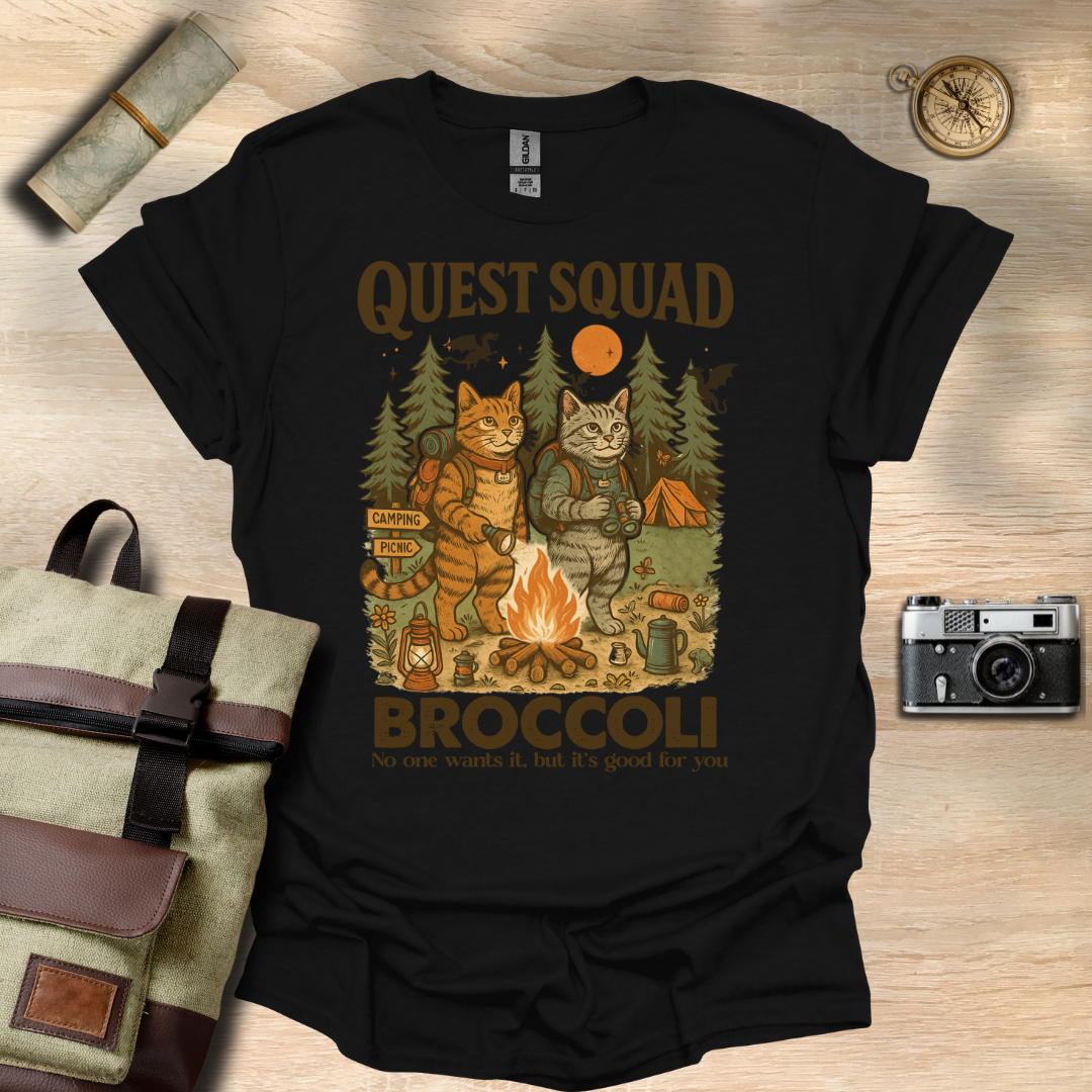Quest Squad- Broccoli t - shirt