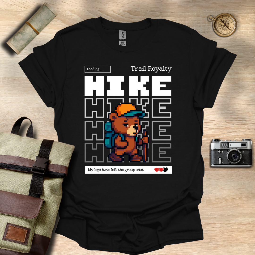 Pixel Bear – Trail Royalty in Progress t - shirt
