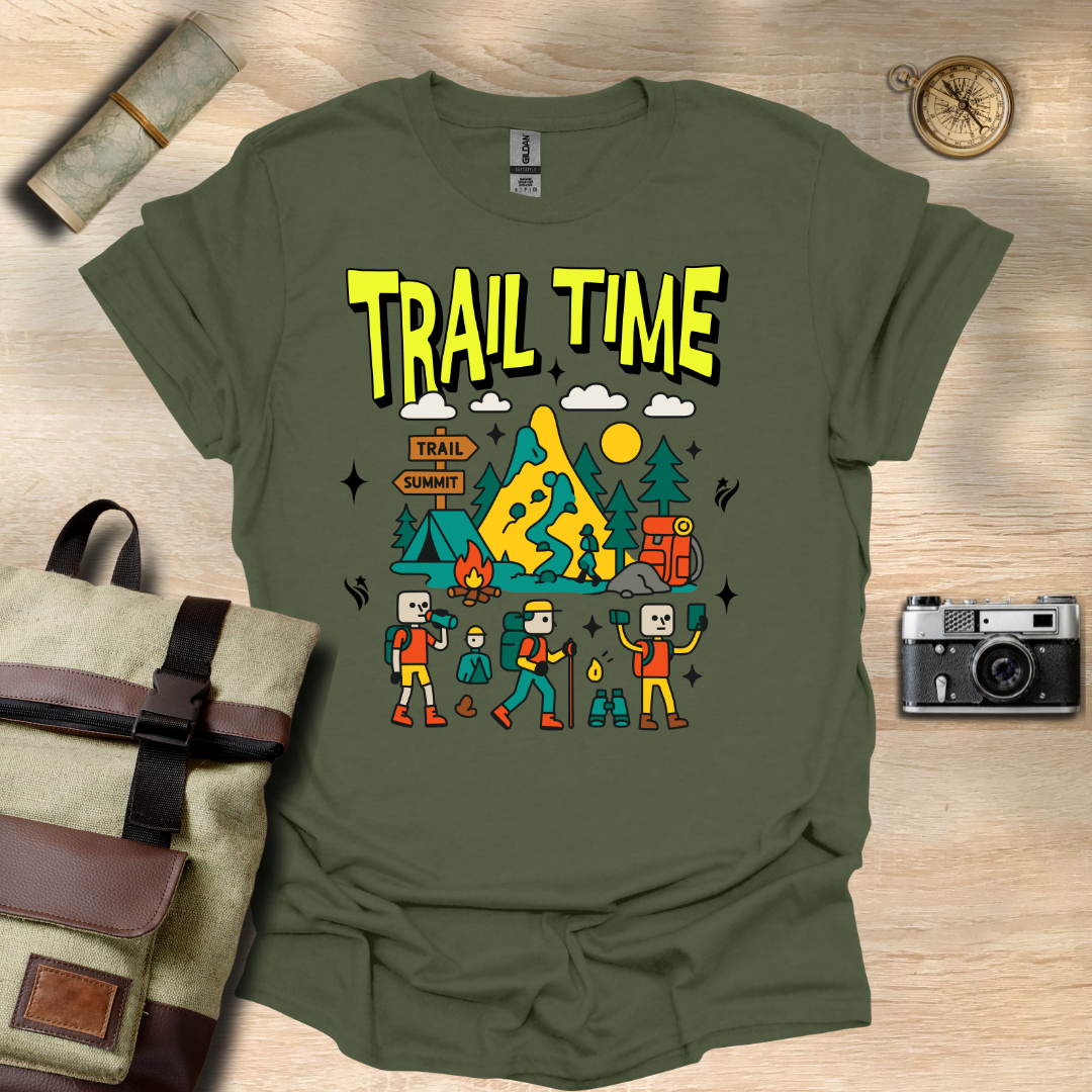Trail Time t - shirt