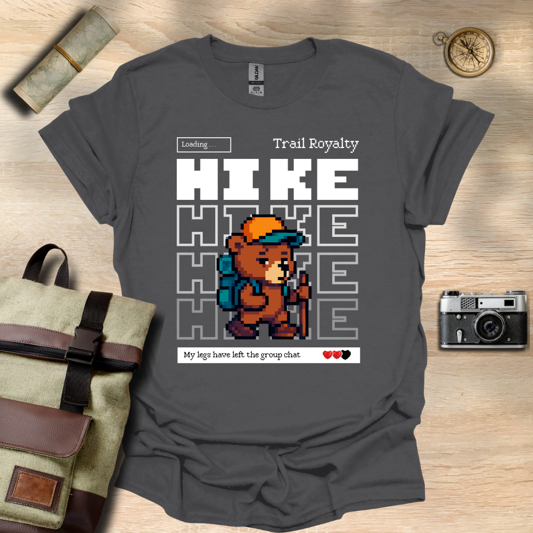 Pixel Bear – Trail Royalty in Progress t - shirt