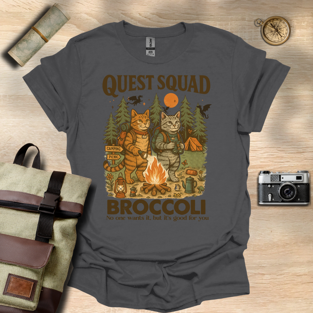 Quest Squad- Broccoli t - shirt