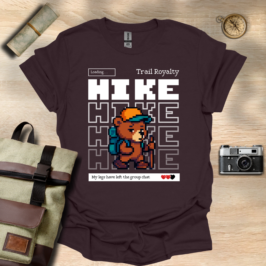 Pixel Bear – Trail Royalty in Progress t - shirt