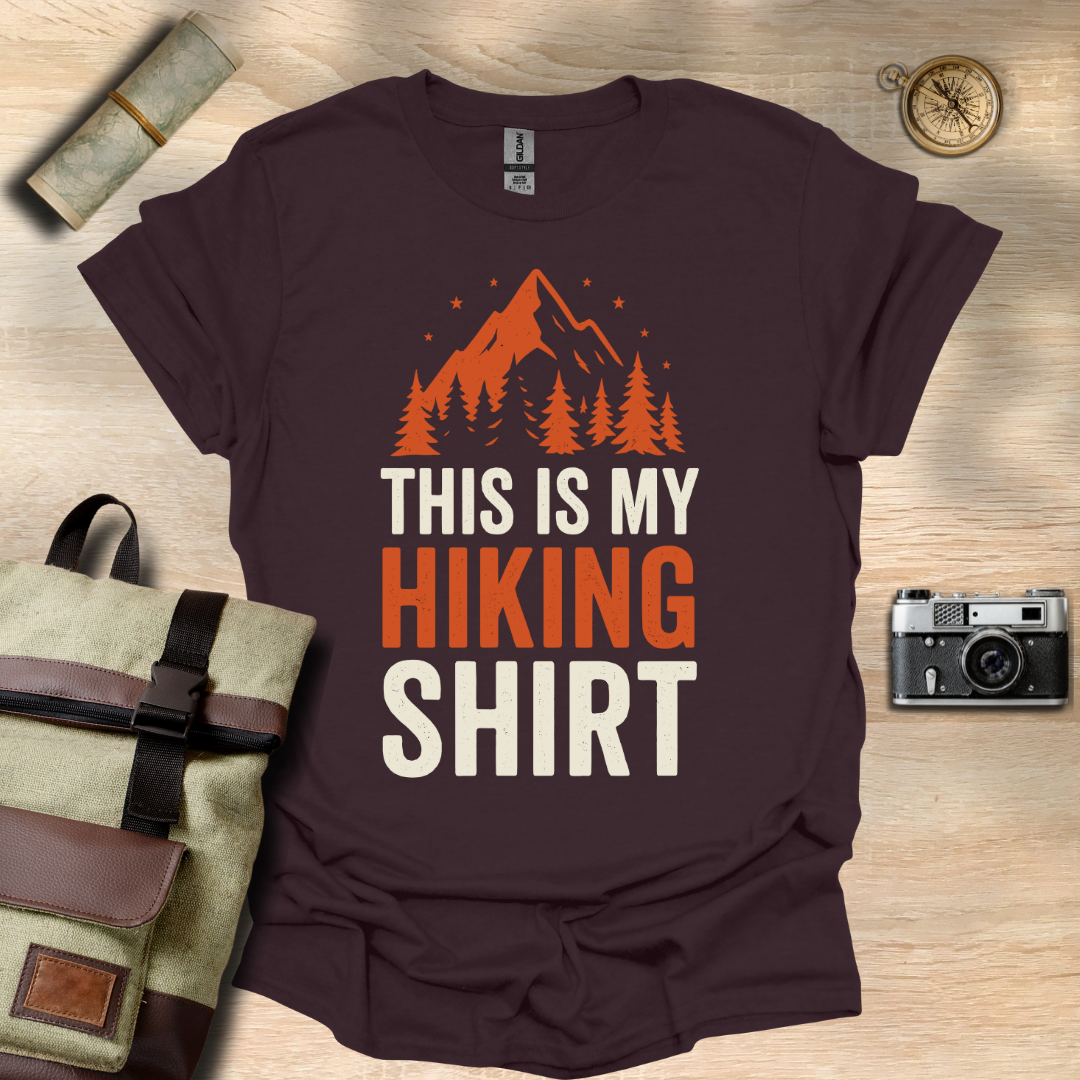 This is my hiking t - shirt