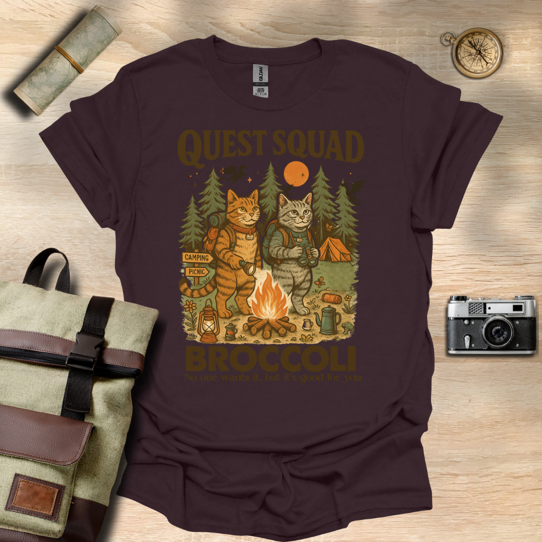 Quest Squad- Broccoli t - shirt