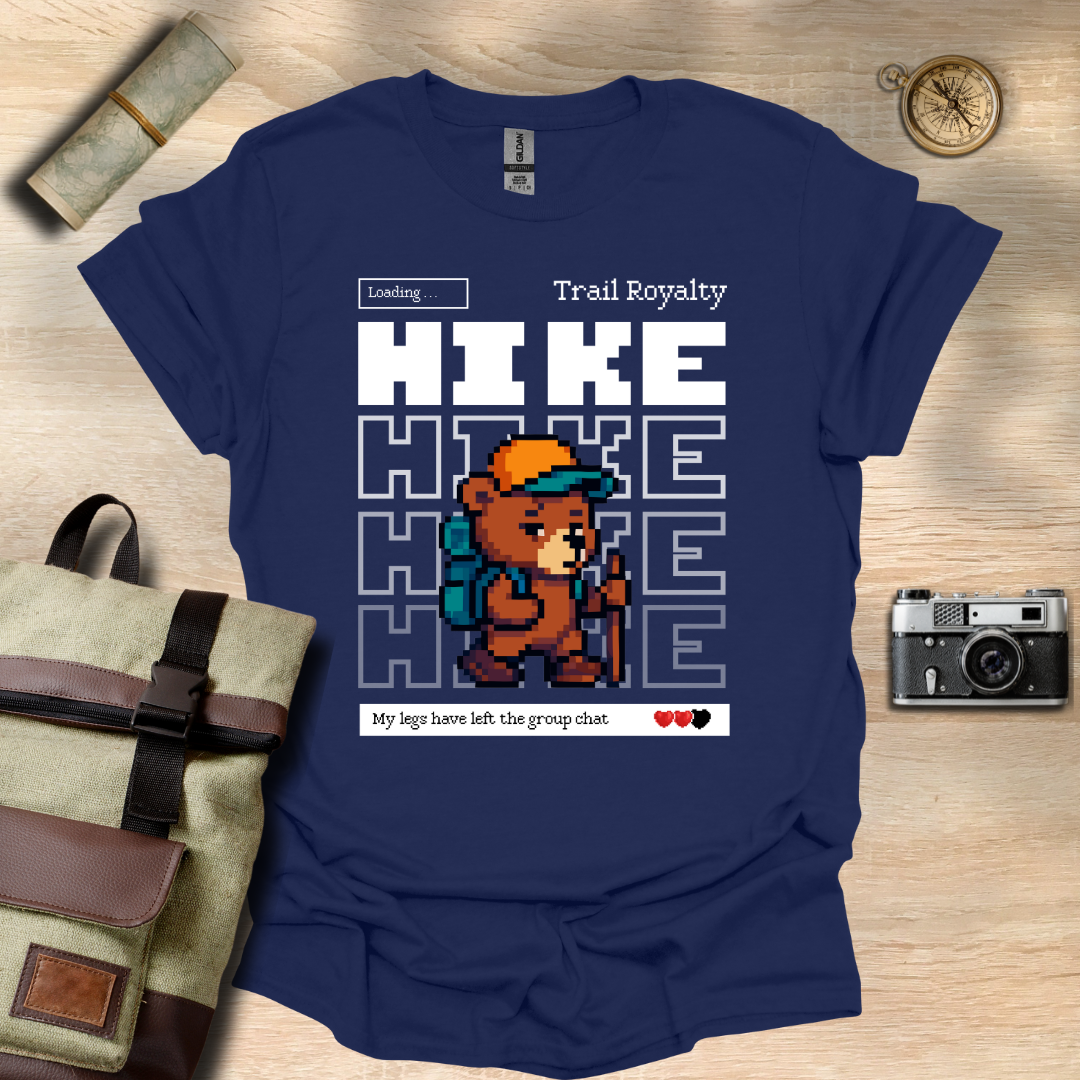 Pixel Bear – Trail Royalty in Progress t - shirt