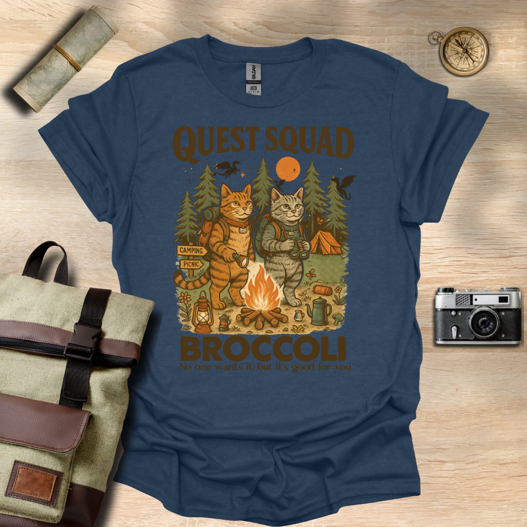 Quest Squad- Broccoli t - shirt