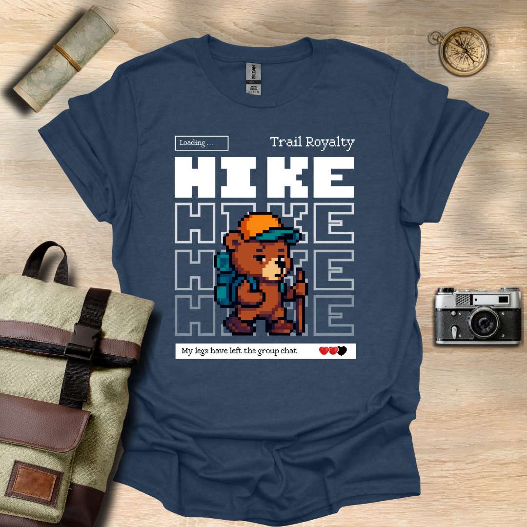 Pixel Bear – Trail Royalty in Progress t - shirt