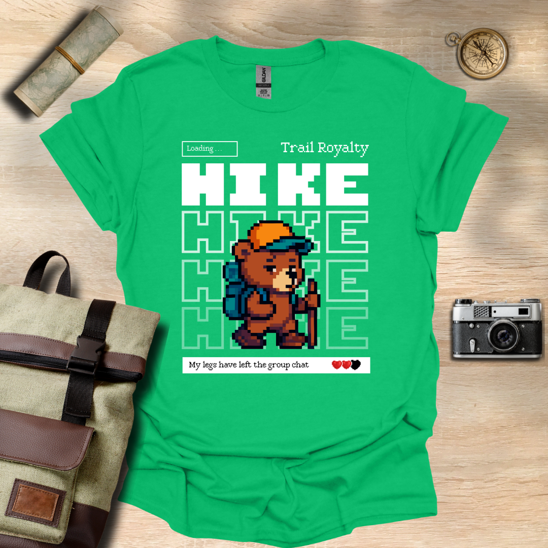 Pixel Bear – Trail Royalty in Progress t - shirt