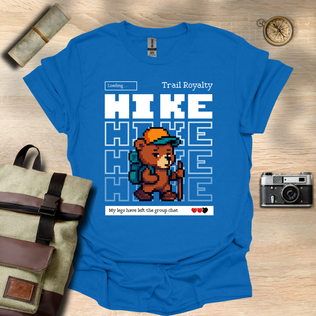 Pixel Bear – Trail Royalty in Progress t - shirt