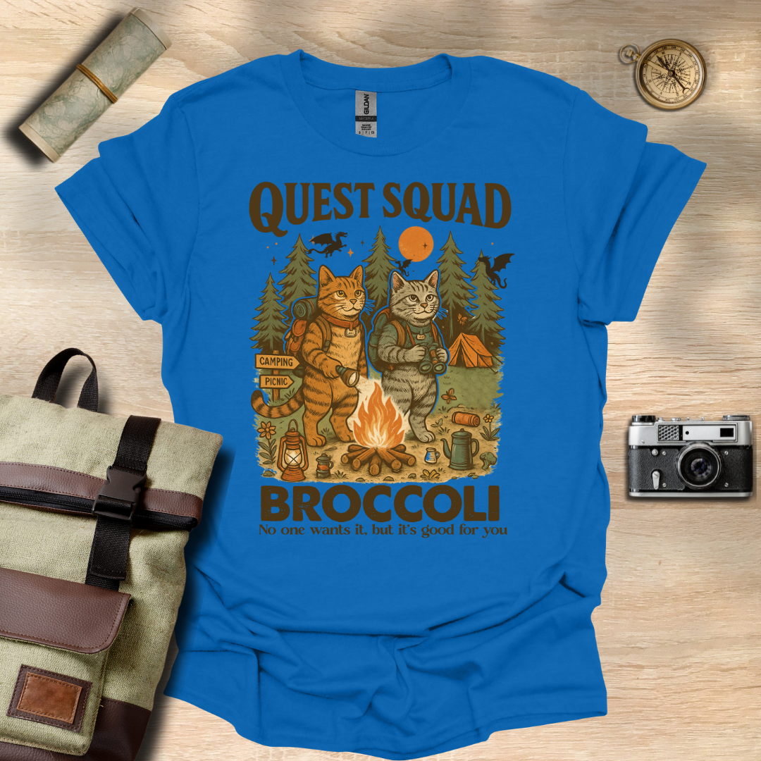 Quest Squad- Broccoli t - shirt